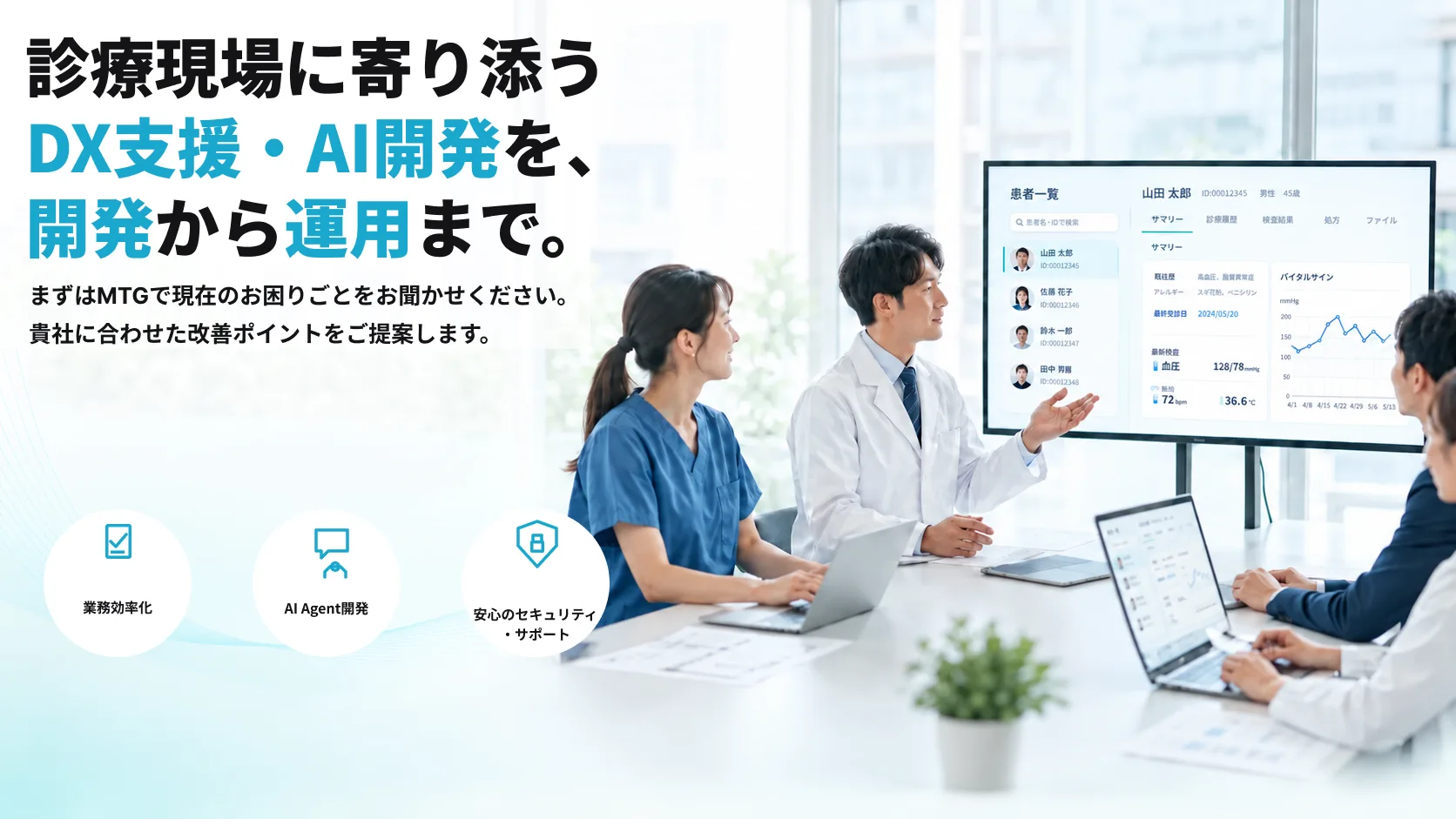 クリニックDXプラットフォーム開発